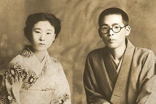 第二世覚照猊下と、妻･如峰（宗祖の三女）